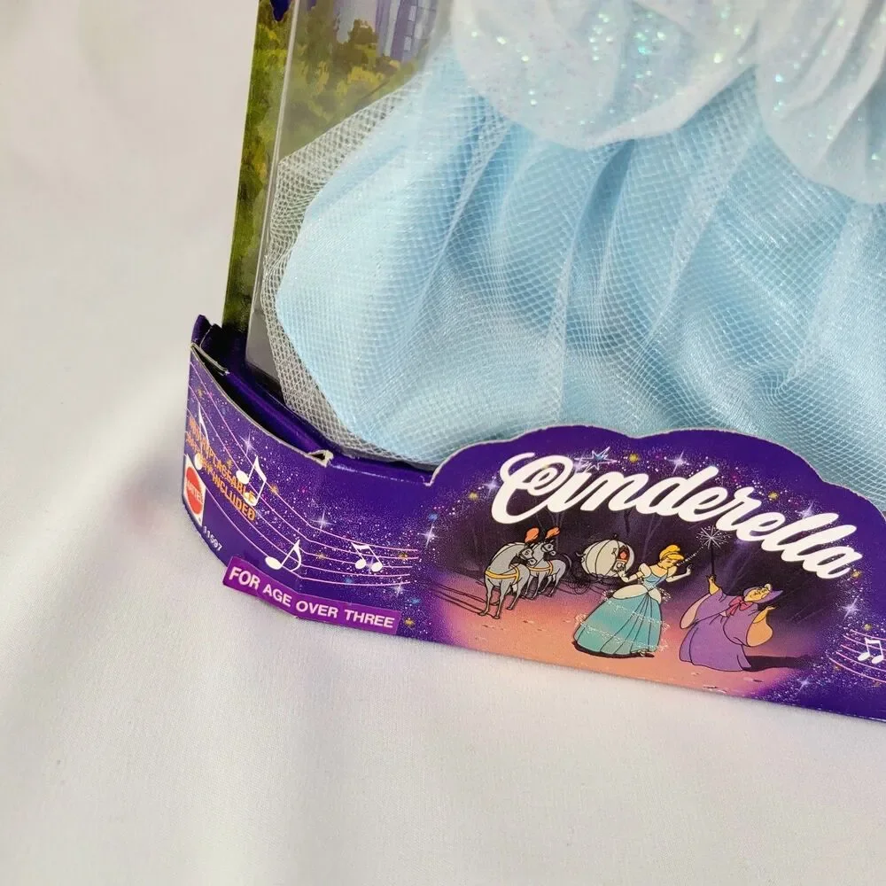 Vintage Disney Musical Princess Cinderella Doll 1994 Mattel 90s Y2K - Read